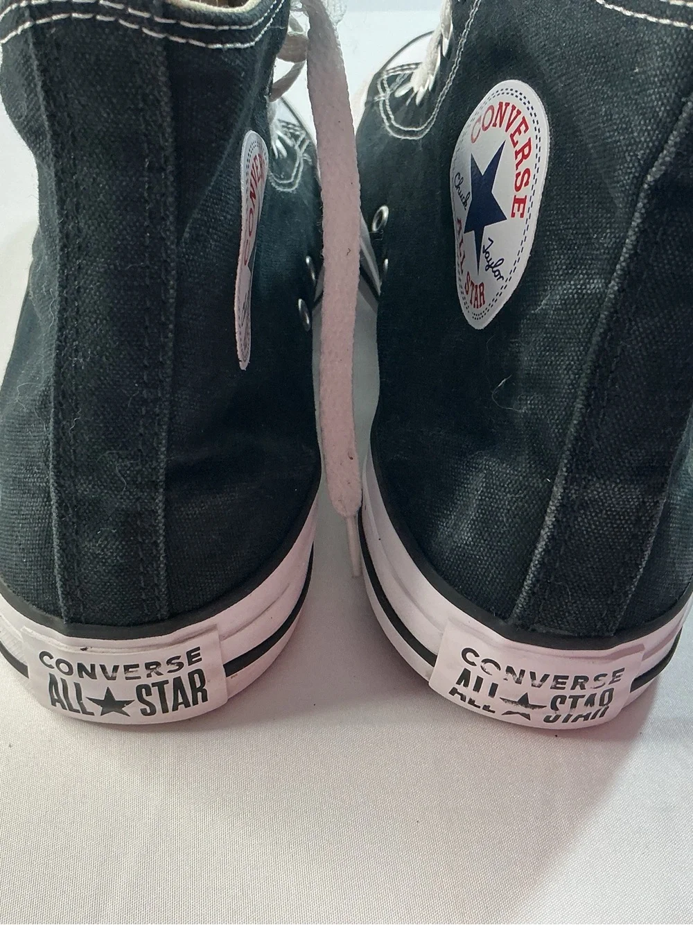 Converse High Top Sneakers - Black and White - Picture 4 of 8